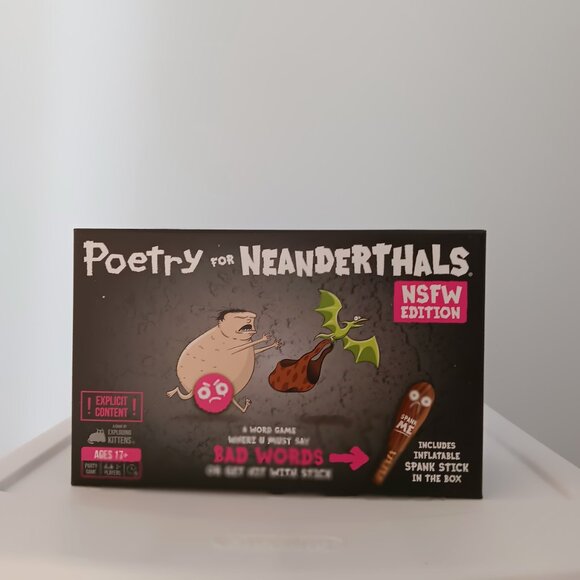 New Exploding Kittens Poetry for Neanderthals NSFW Edition Party Game 17+ Gift - Picture 1 of 13